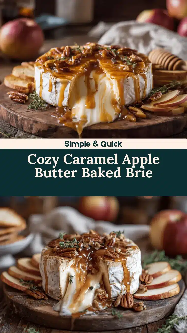 apple butter baked brie recipe