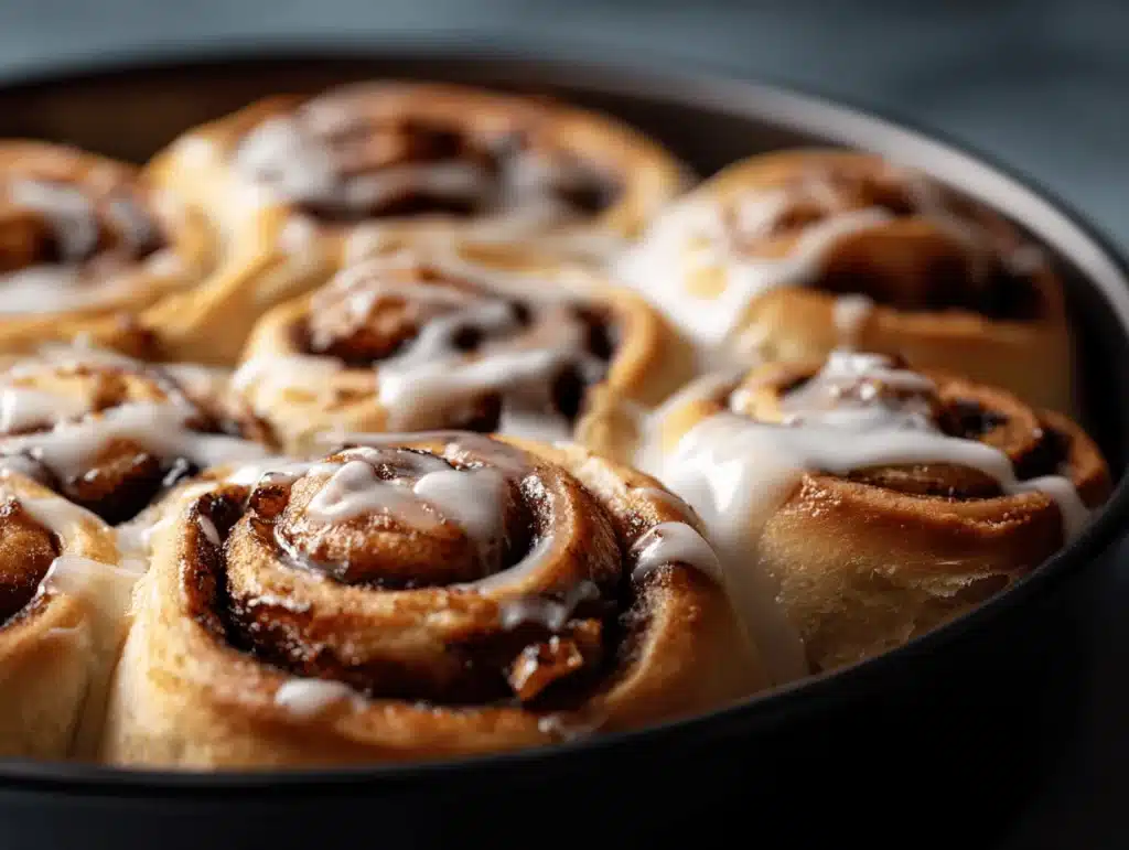 apple butter cinnamon rolls - featured image
