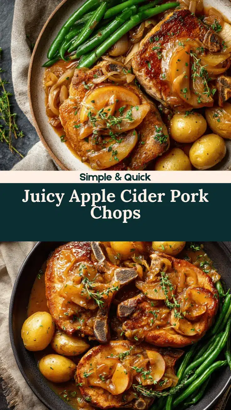 apple cider braised pork chops recipe