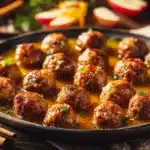 Apple Cider Cocktail Meatballs - featured image