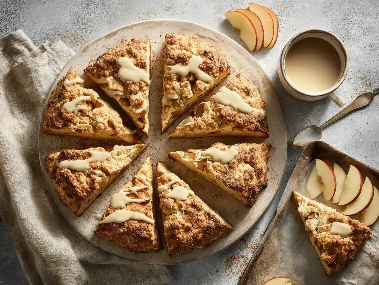 apple cinnamon scones preparation steps