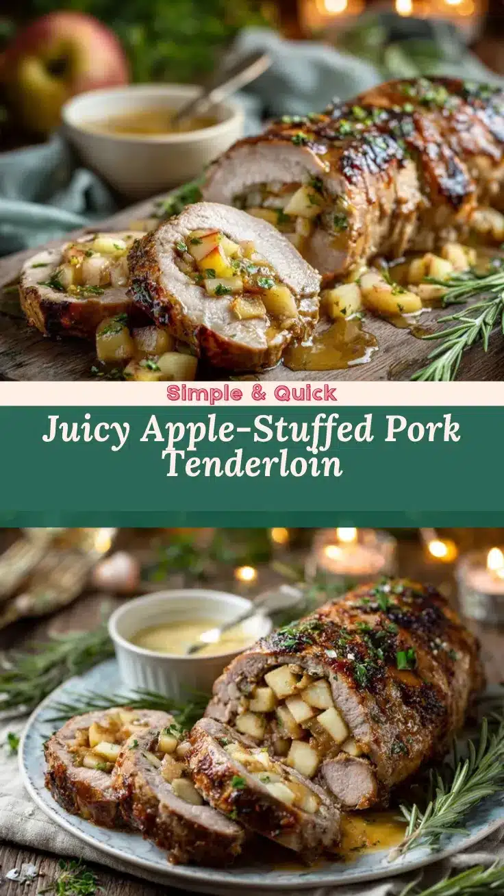 Apple-Stuffed Pork Tenderloin recipe