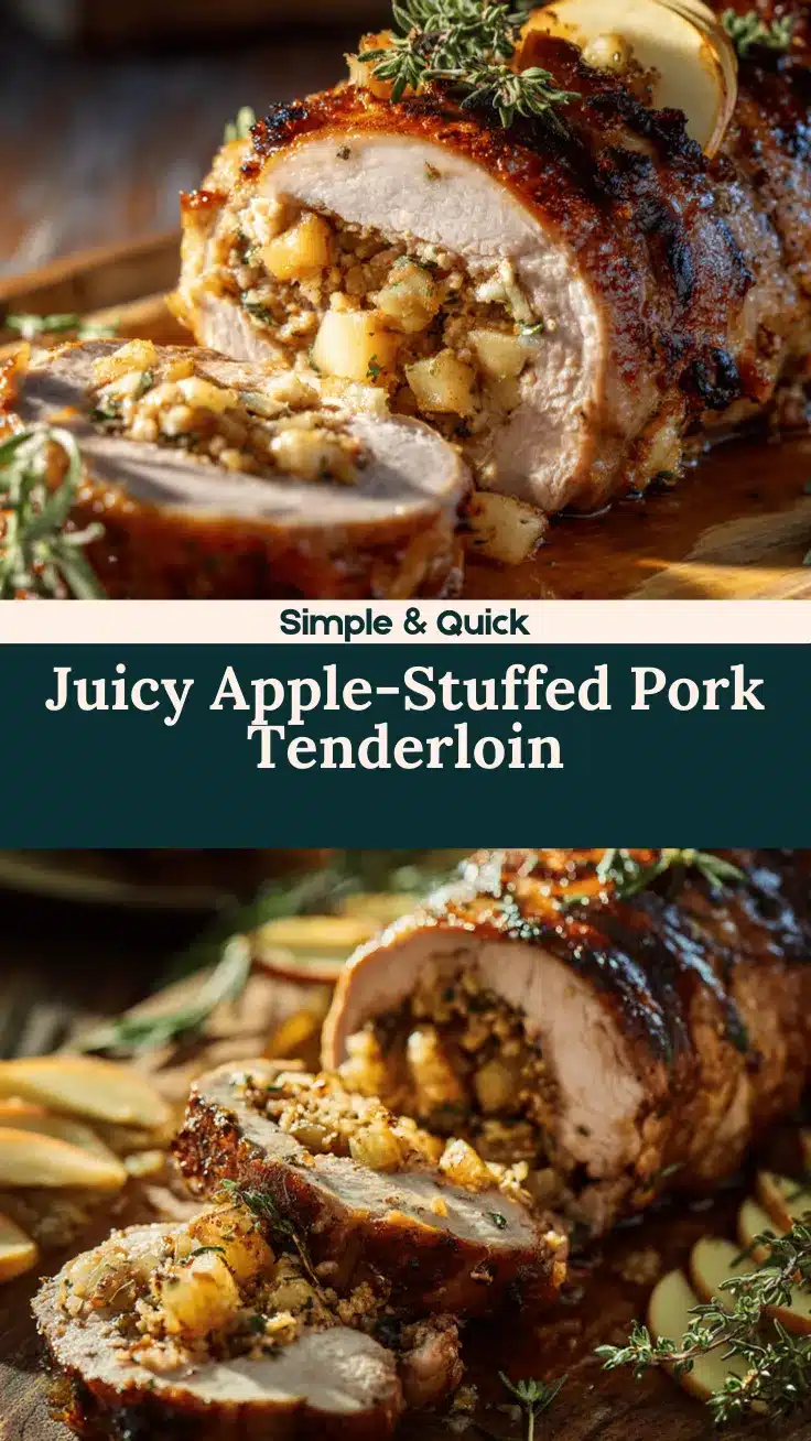 apple stuffed pork tenderloin recipe