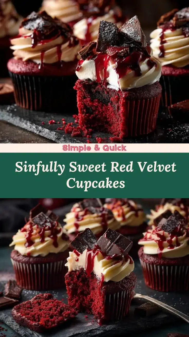 bloody red velvet cupcakes recipe