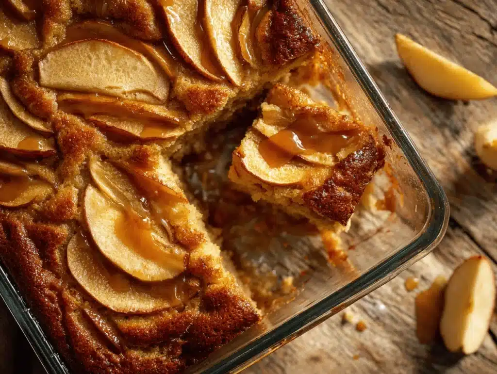 brown butter apple cake - featured image