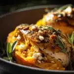 butternut squash stuffed chicken - featured image