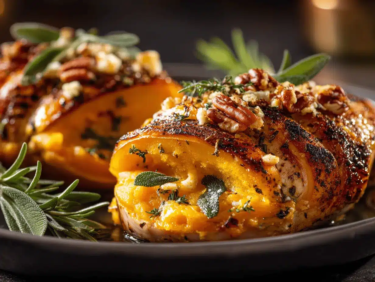 butternut squash stuffed chicken preparation steps