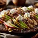 caramel apple nachos - featured image