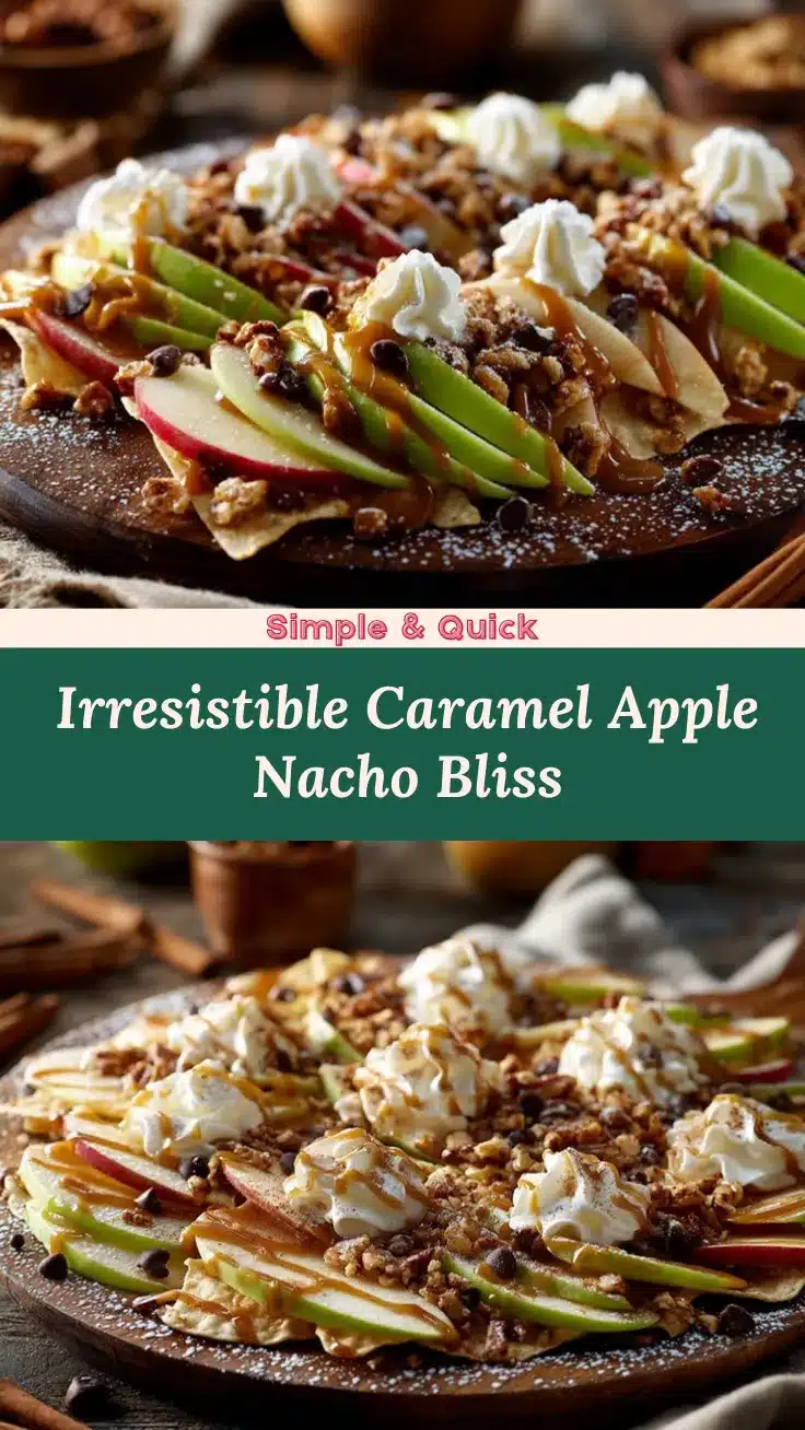 caramel apple nachos recipe