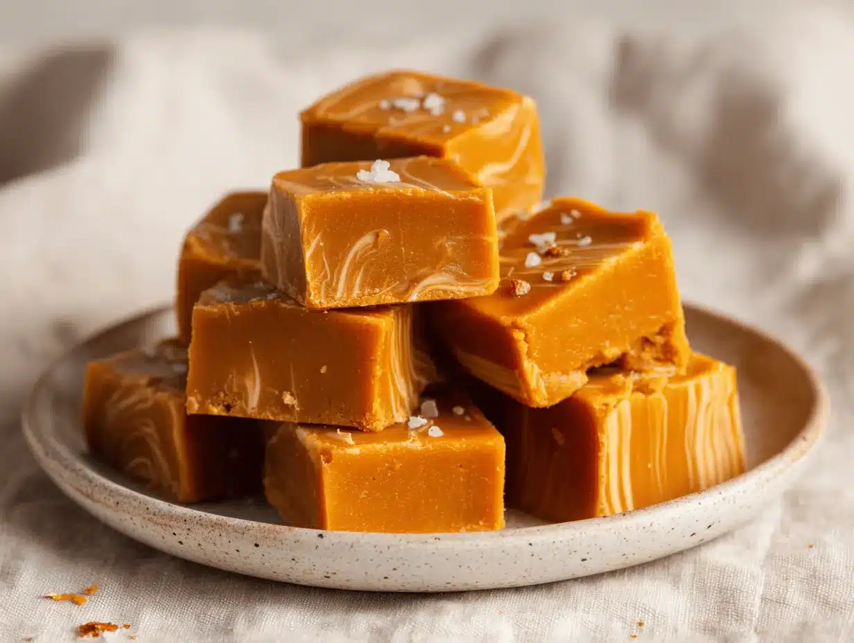 caramel pumpkin fudge preparation steps