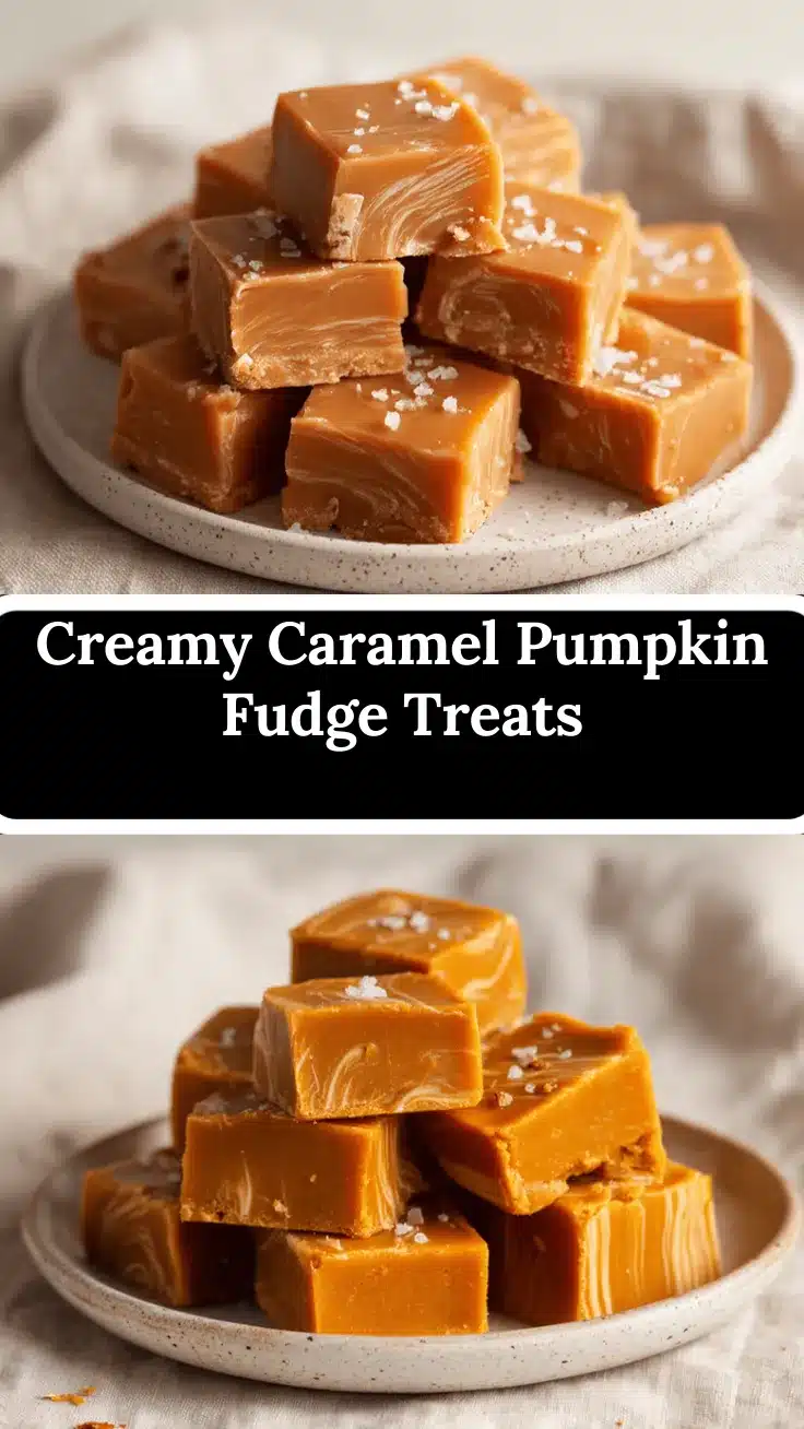 caramel pumpkin fudge recipe