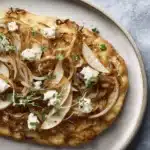 caramelized onion and apple flatbread - featured image