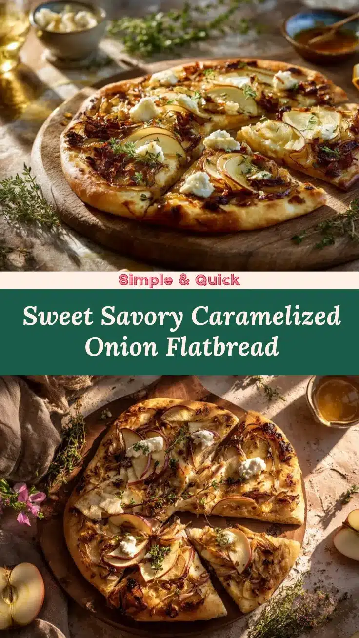 Caramelized Onion and Apple Flatbread recipe
