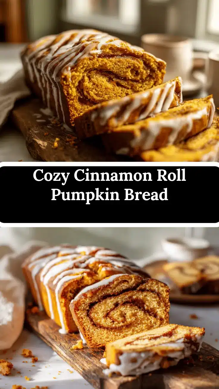 cinnamon roll pumpkin bread recipe