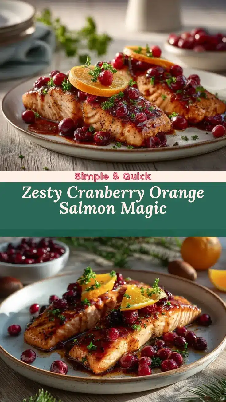 cranberry orange salmon recipe