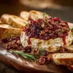 Cranberry Pecan Baked Brie - featured image