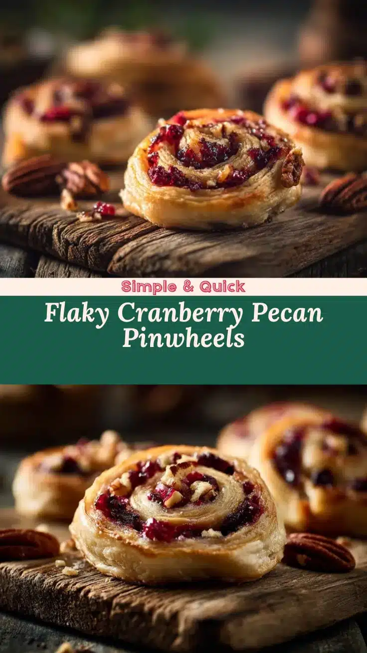 Cranberry Pecan Pinwheels recipe