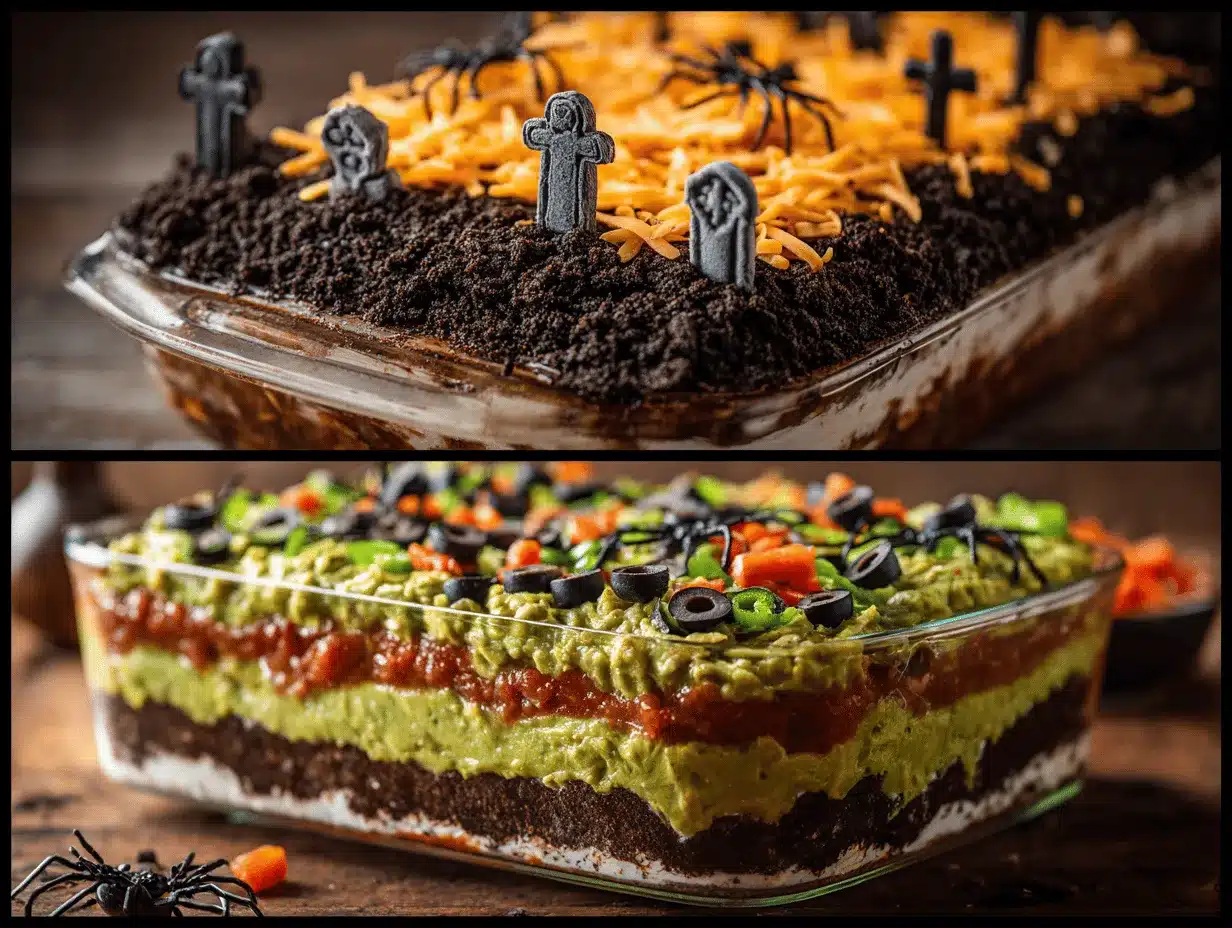 dirt seven-layer dip preparation steps