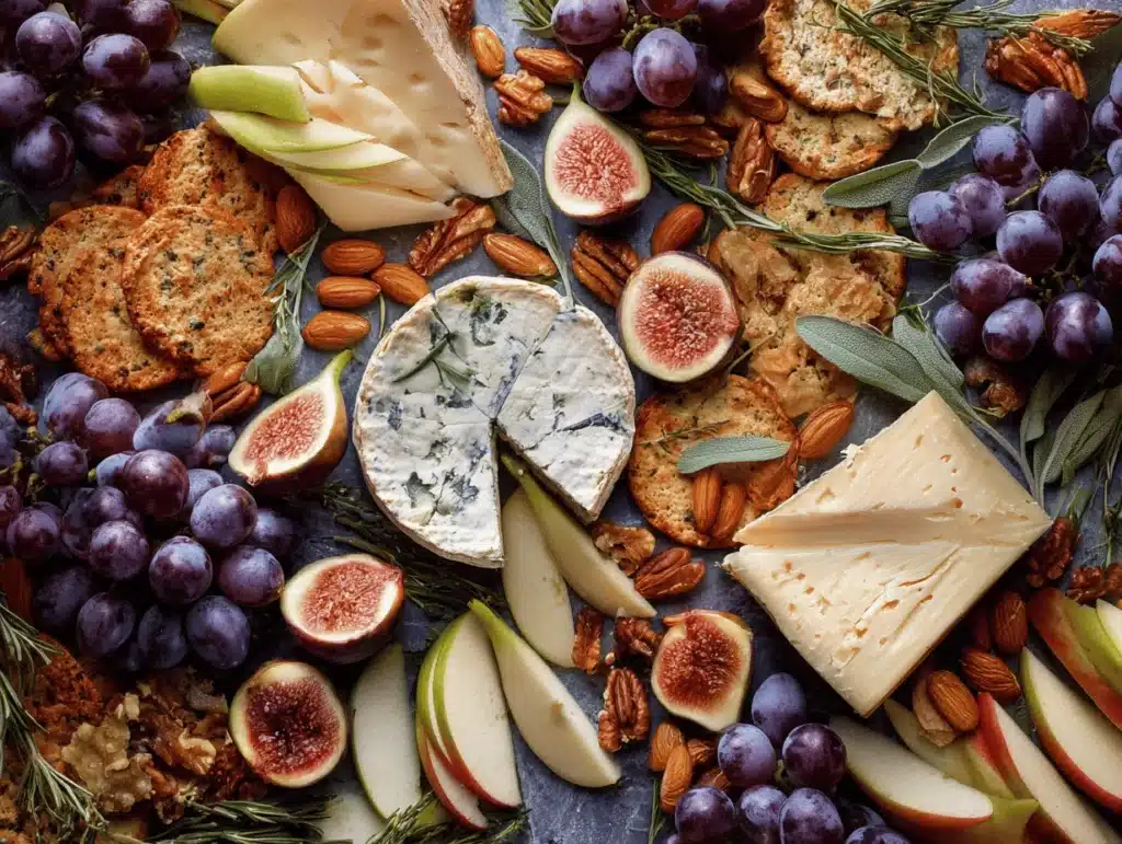 fall harvest cheese board - featured image