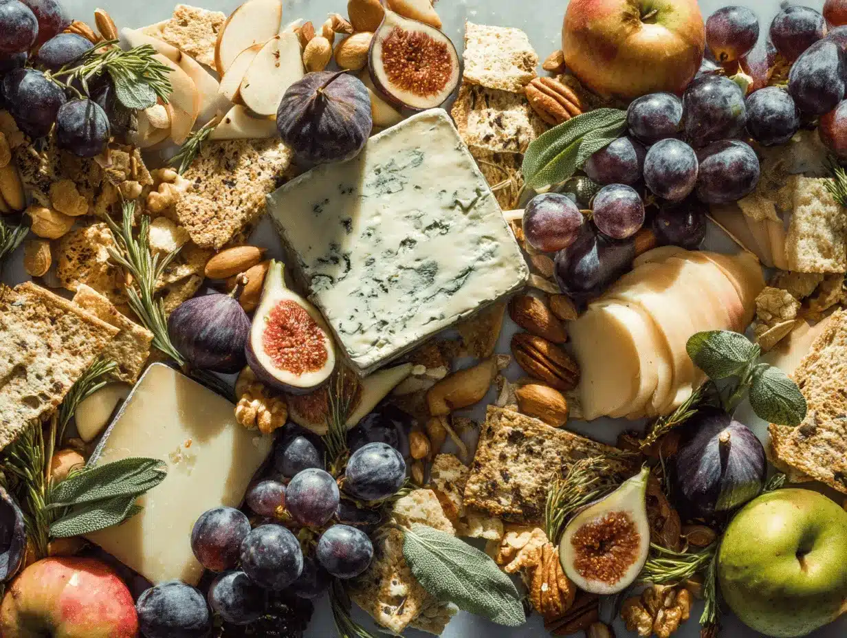 fall harvest cheese board preparation steps