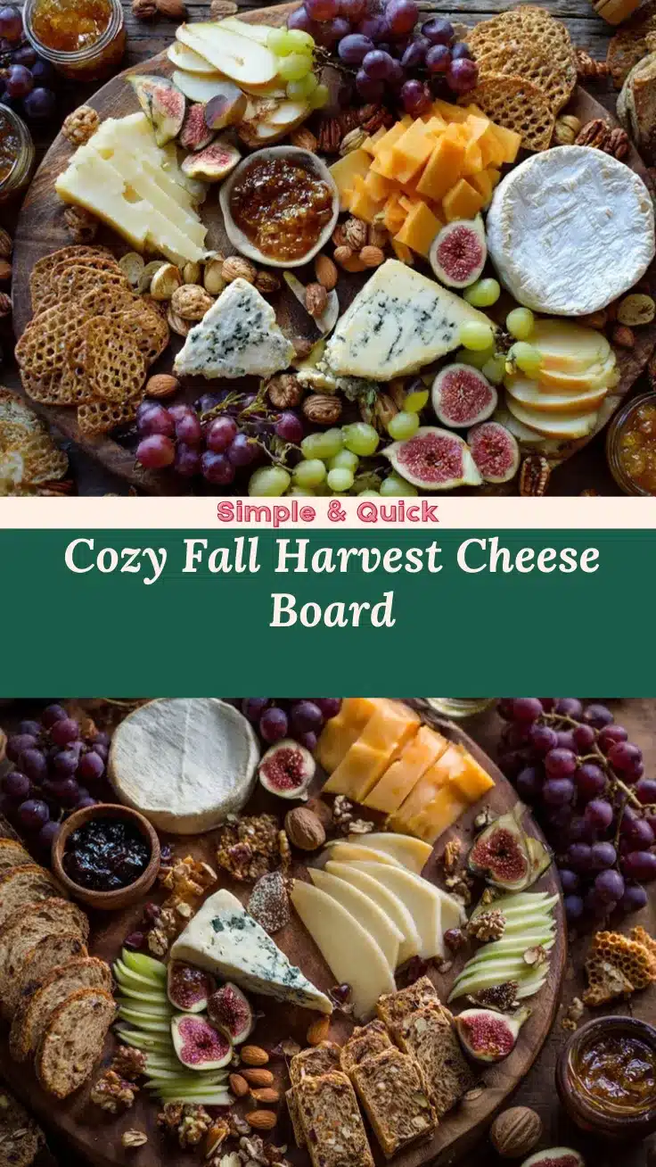 Fall Harvest Cheese Board recipe
