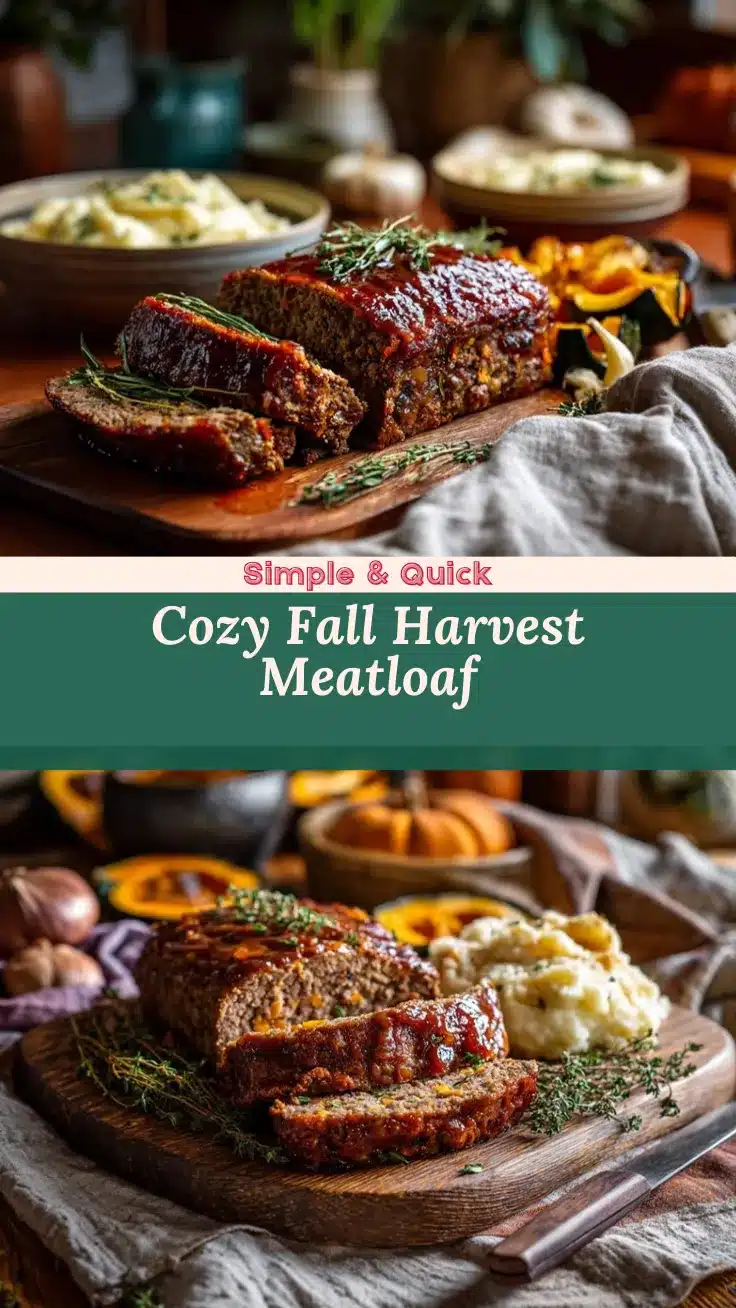 Fall Harvest Meatloaf recipe
