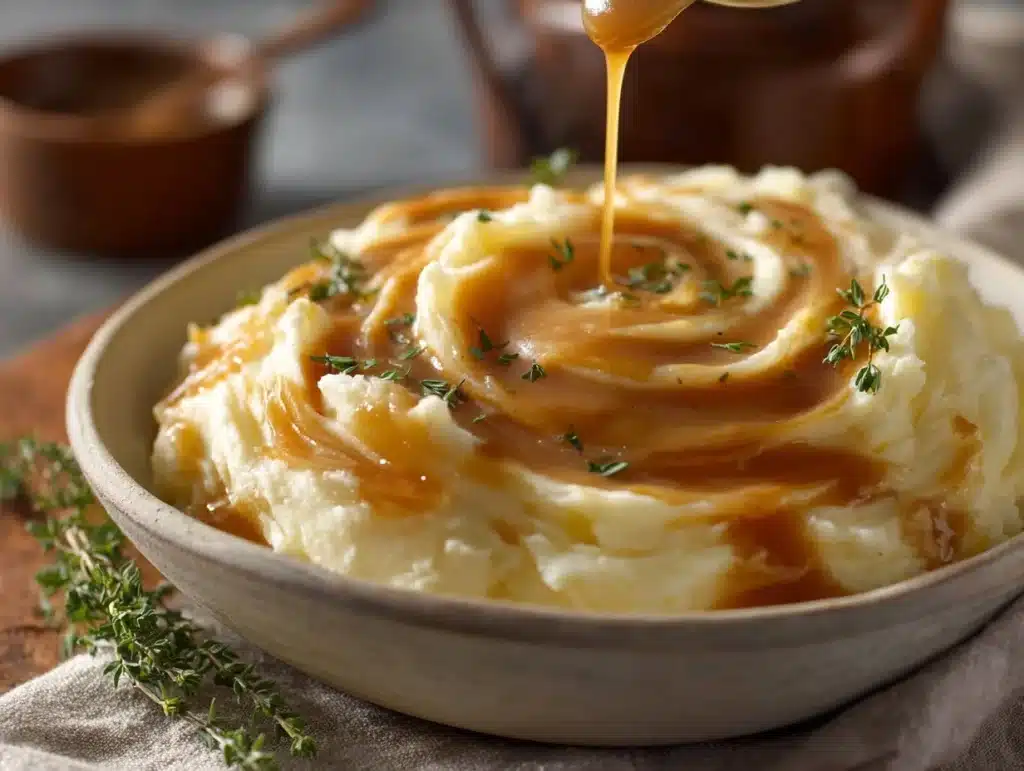 garlic mashed potatoes - featured image