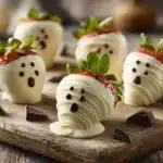Ghost White Chocolate Strawberries - featured image