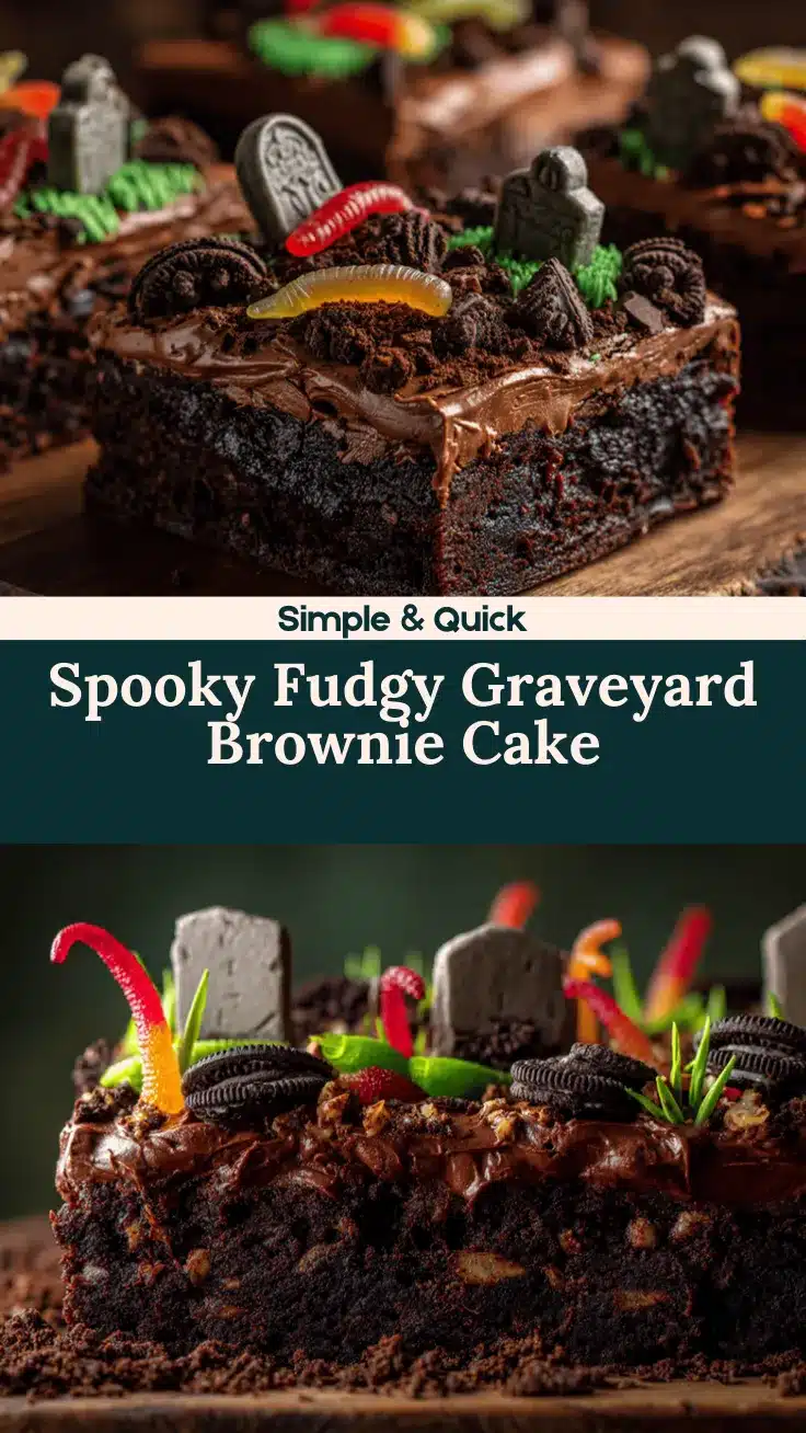 graveyard brownie cake recipe