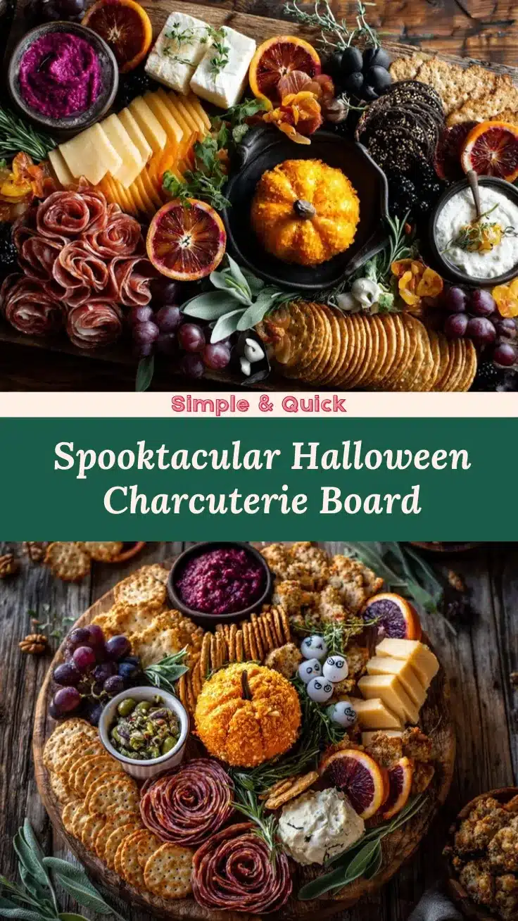 Halloween charcuterie board recipe