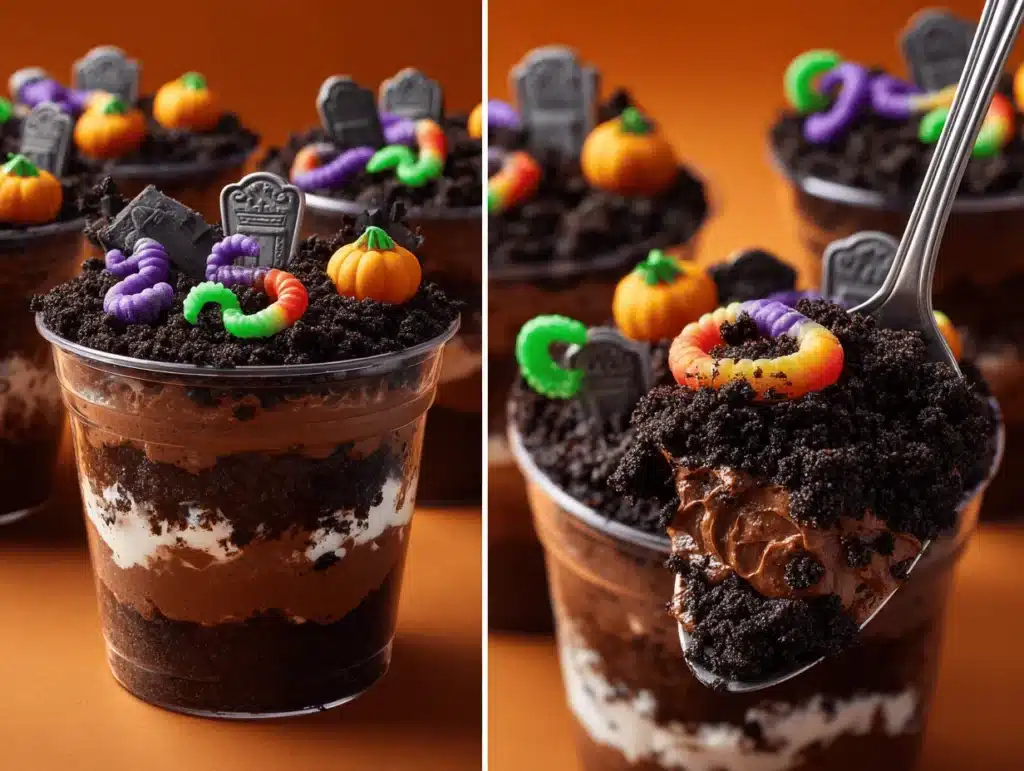 Halloween Dirt Cake Cups - featured image