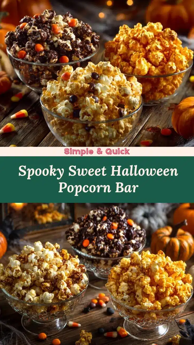 Halloween Popcorn Bar recipe