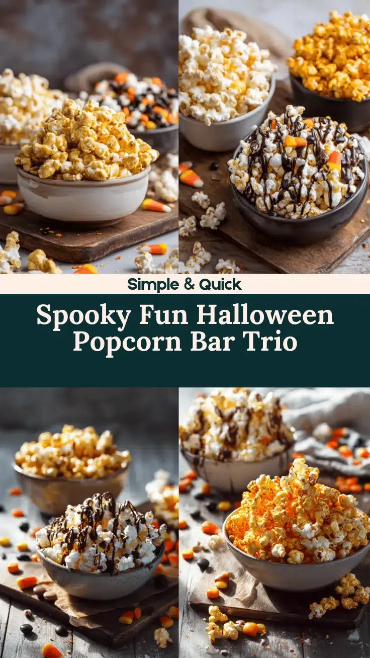 Halloween popcorn bar recipe