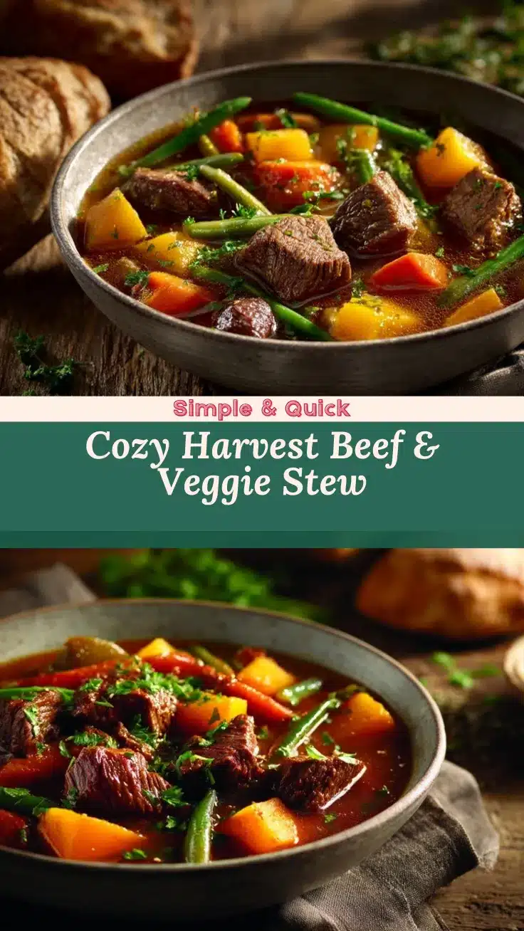 Harvest Vegetable Beef Stew recipe