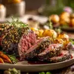 herb crusted beef tenderloin - featured image