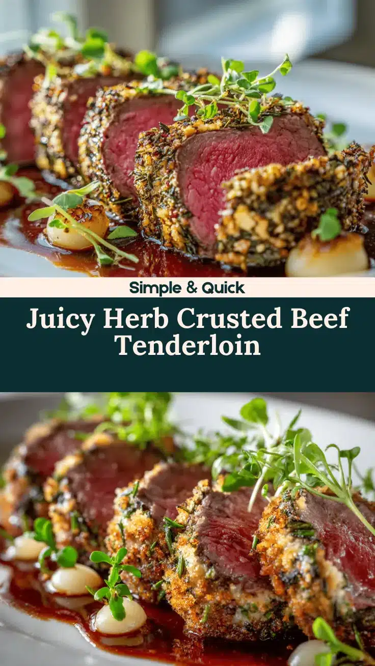 herb crusted beef tenderloin recipe