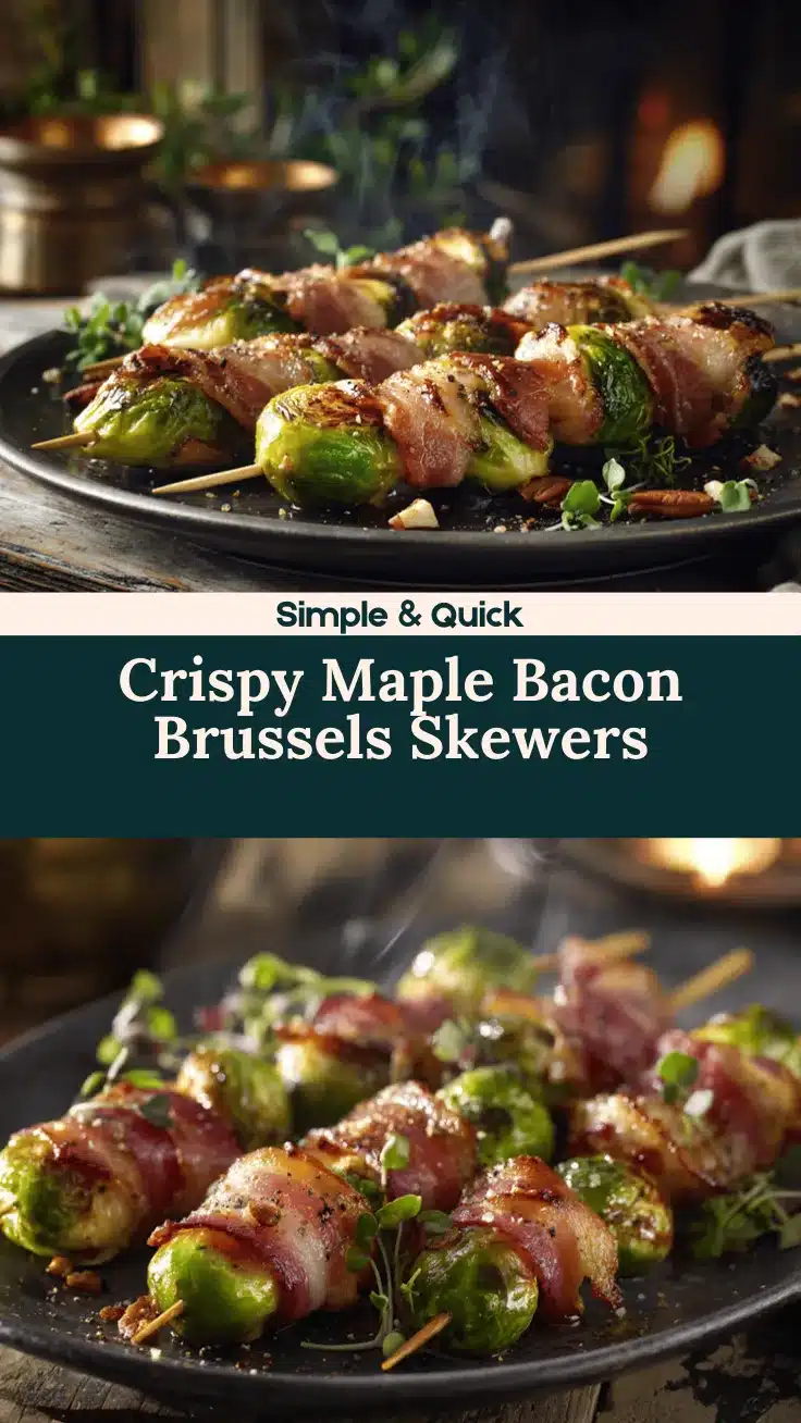 maple bacon brussels sprouts skewers recipe
