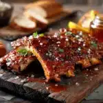 Maple Bourbon Pork Ribs - featured image