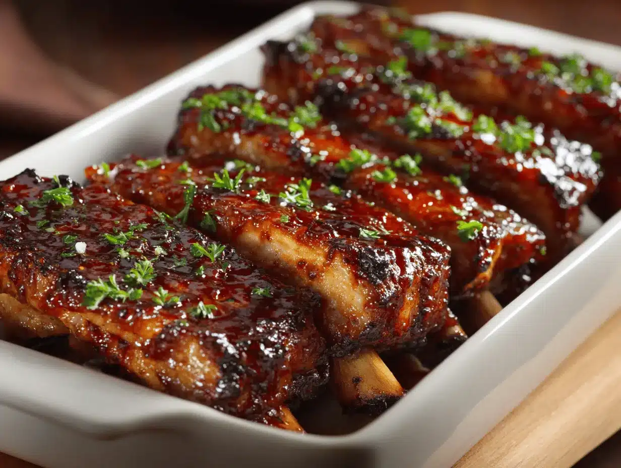 maple bourbon pork ribs preparation steps