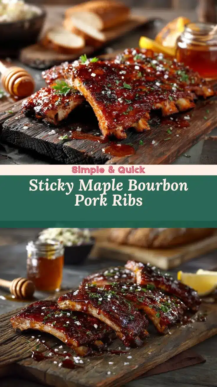 Maple Bourbon Pork Ribs recipe