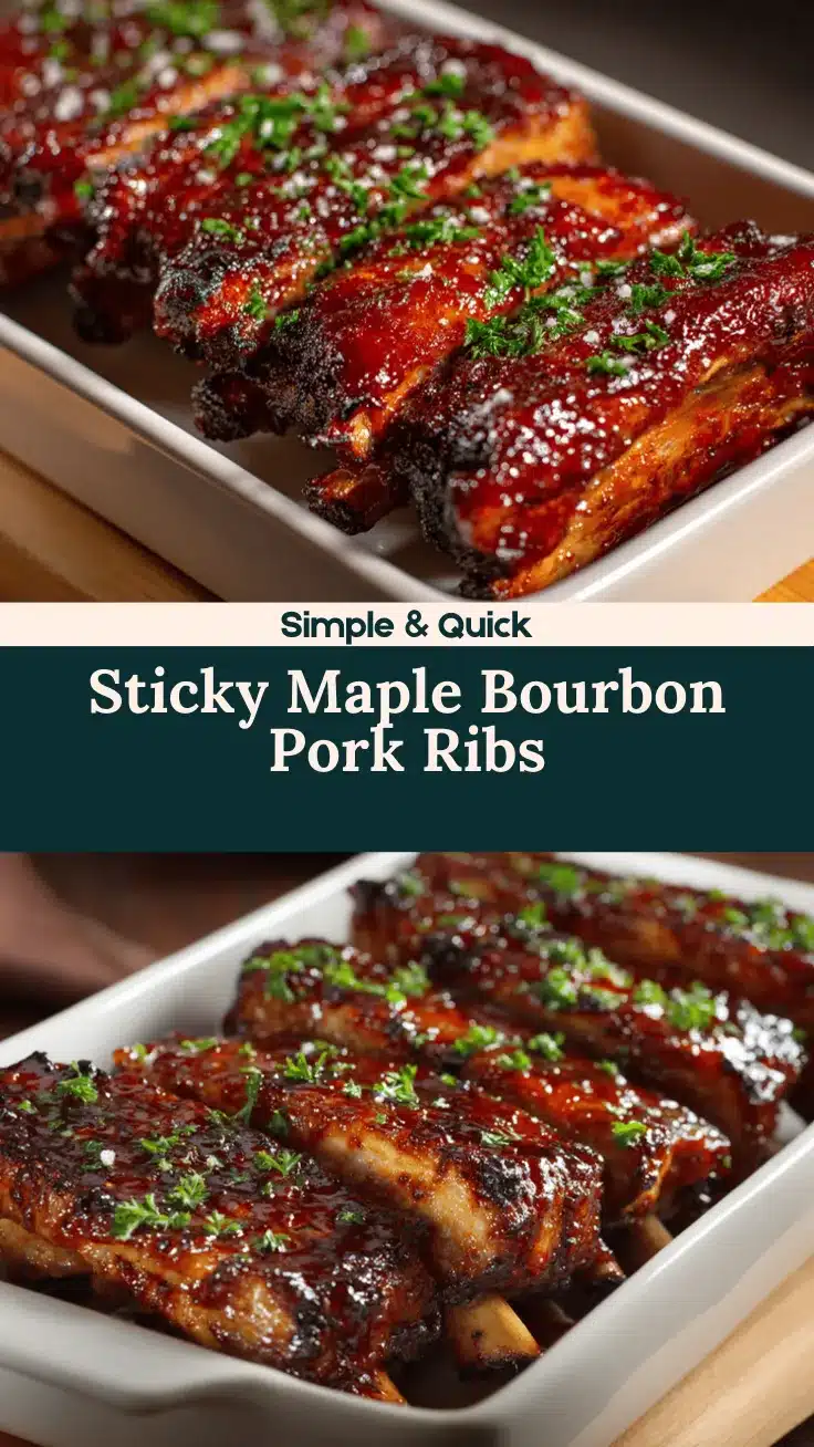 maple bourbon pork ribs recipe