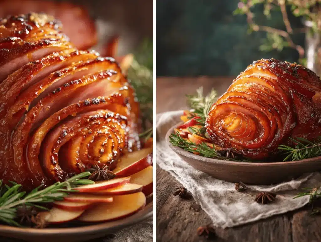 maple glazed ham - featured image