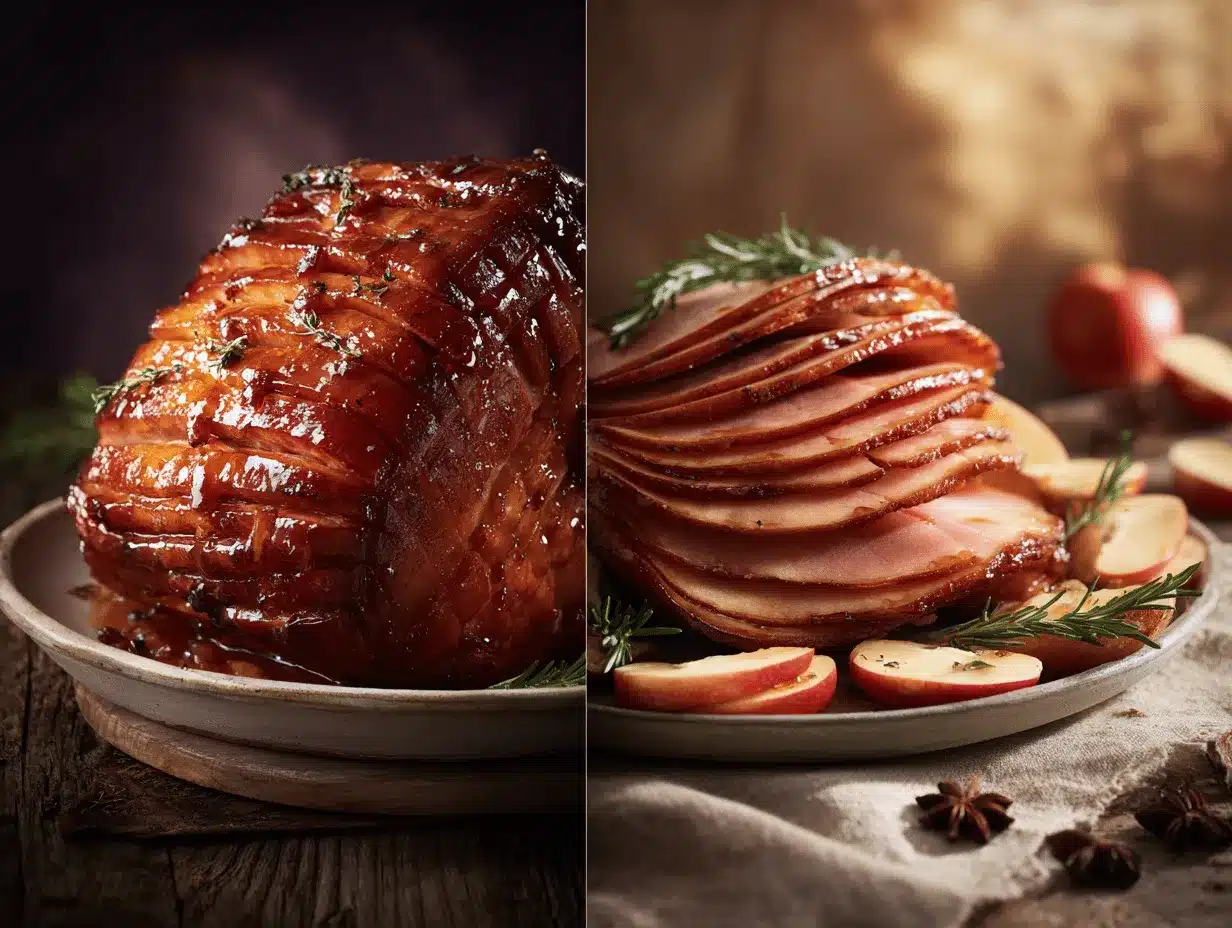 maple glazed ham preparation steps