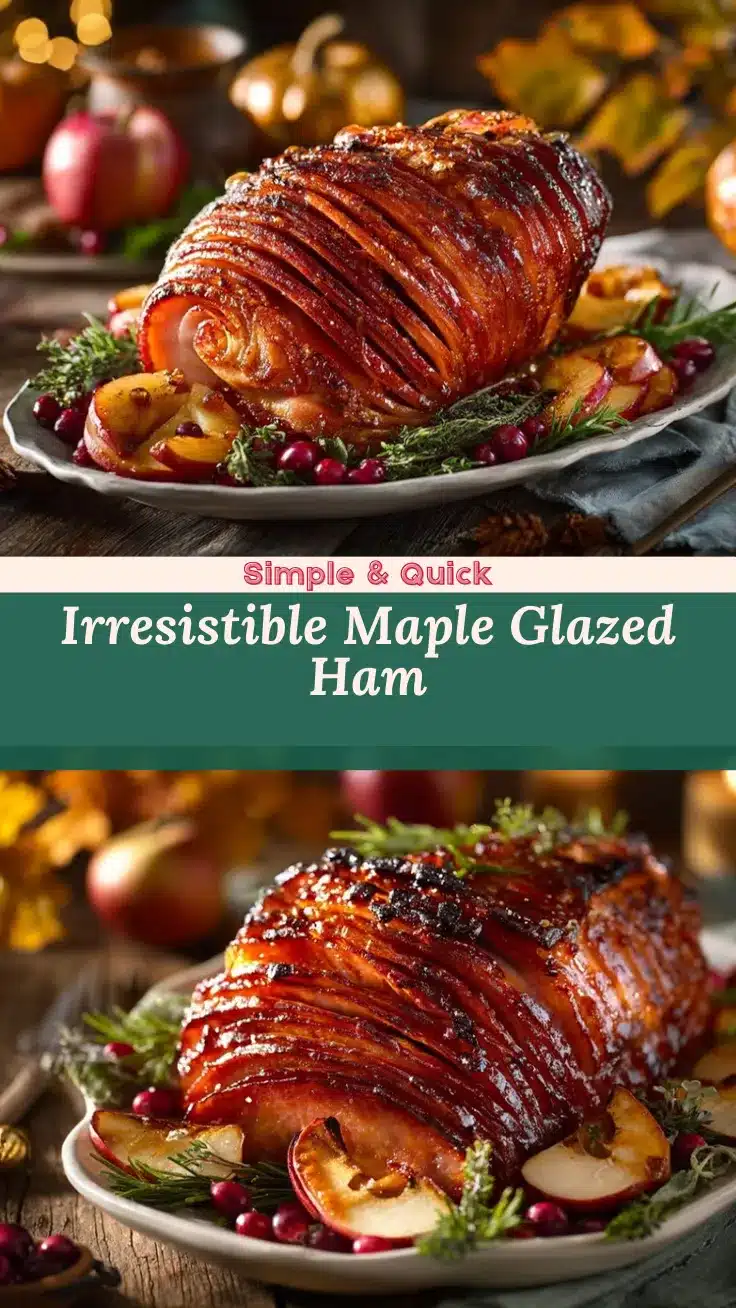 Maple Glazed Ham recipe