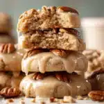 maple pecan shortbread cookies - featured image