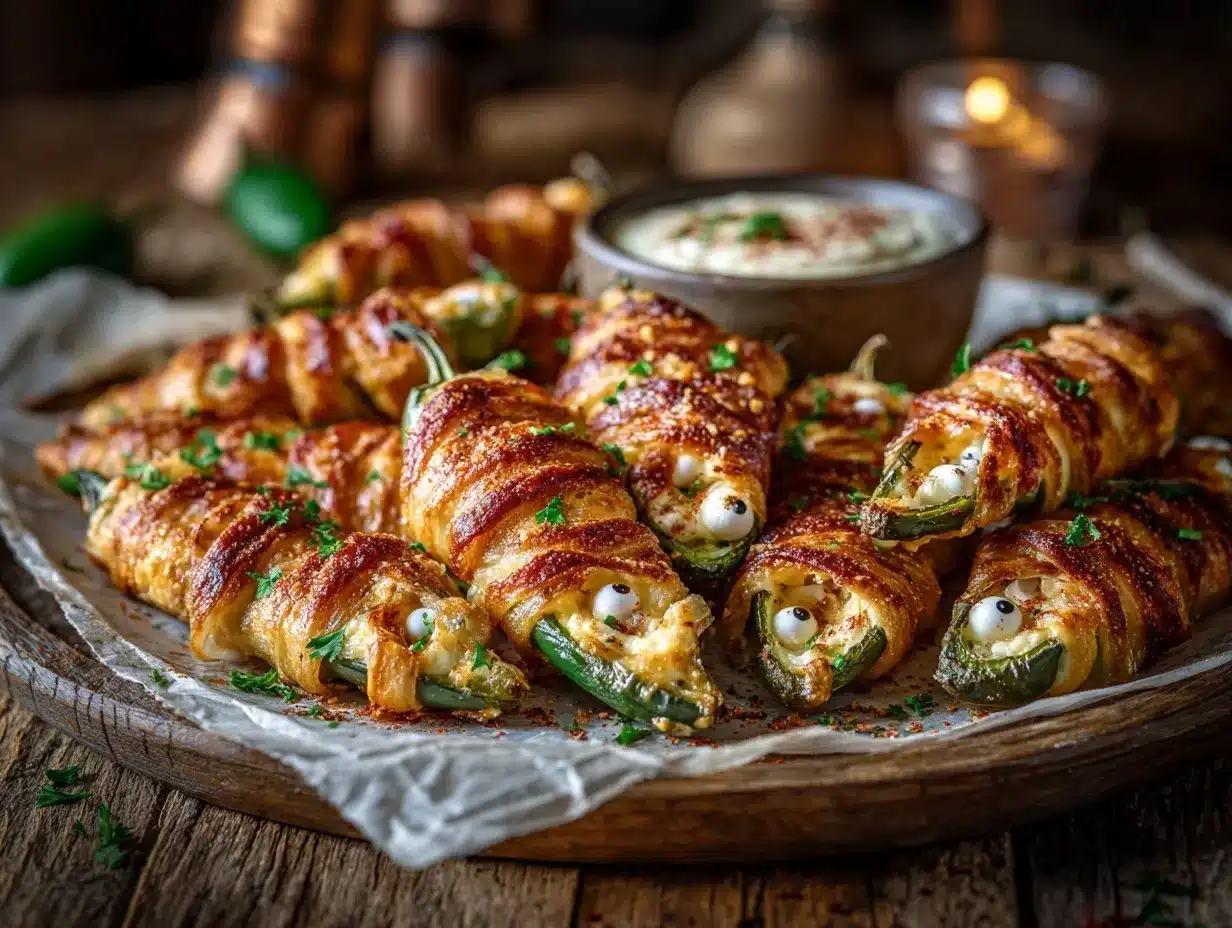 Mummy Jalapeño Poppers preparation steps