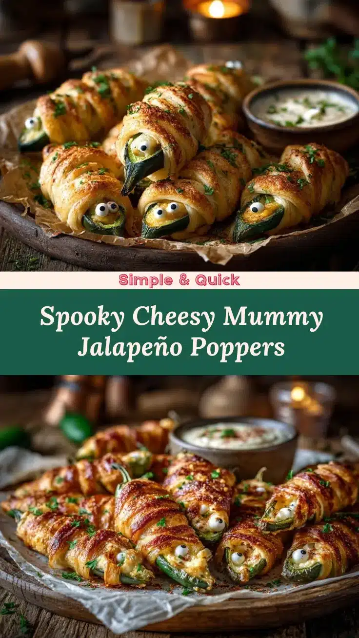 Mummy Jalapeño Poppers recipe