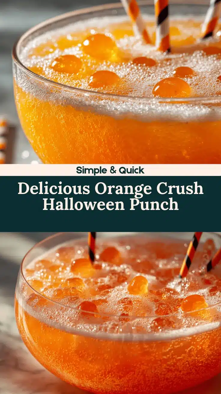 Orange Crush Halloween Punch recipe