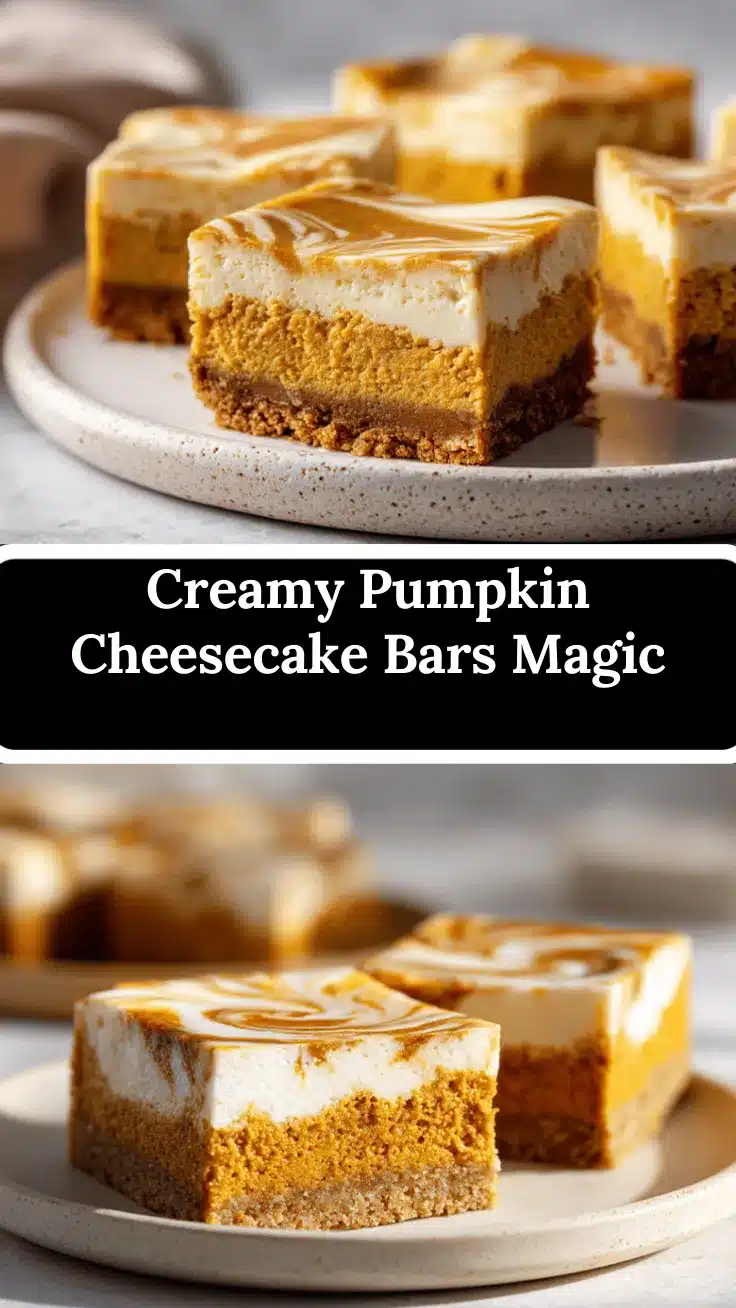 pumpkin cheesecake bars recipe