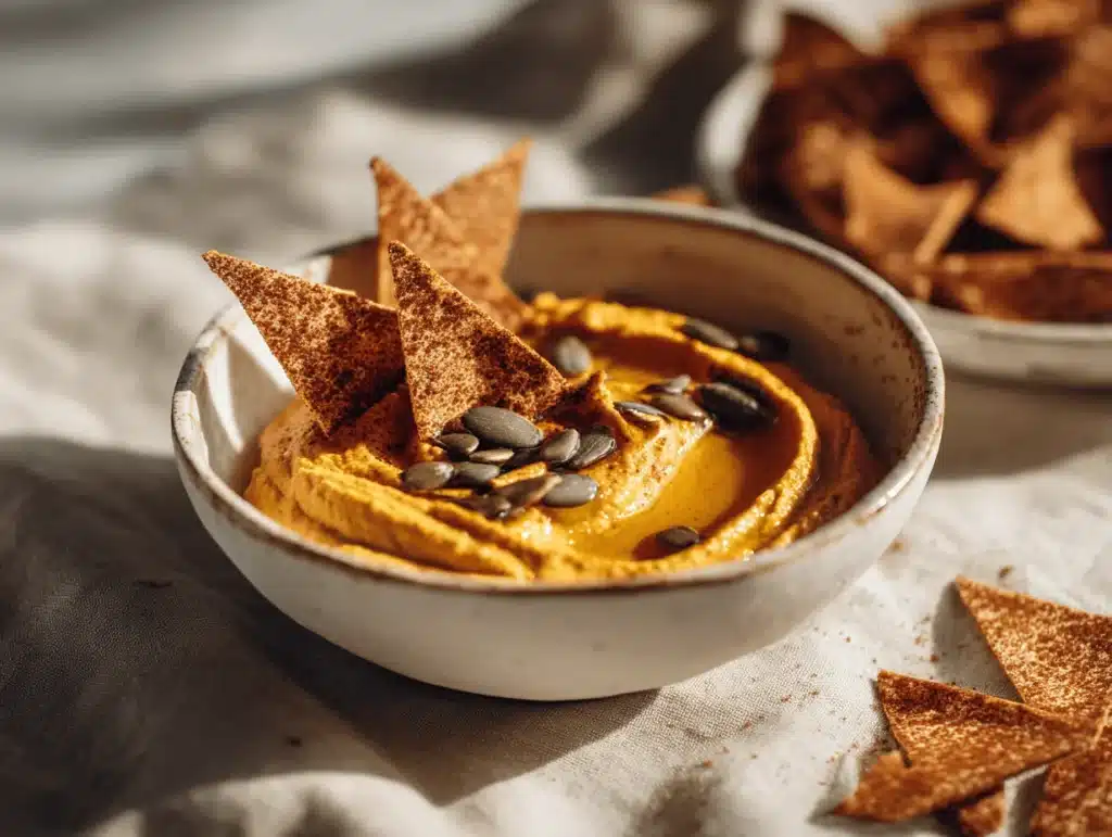 pumpkin hummus - featured image